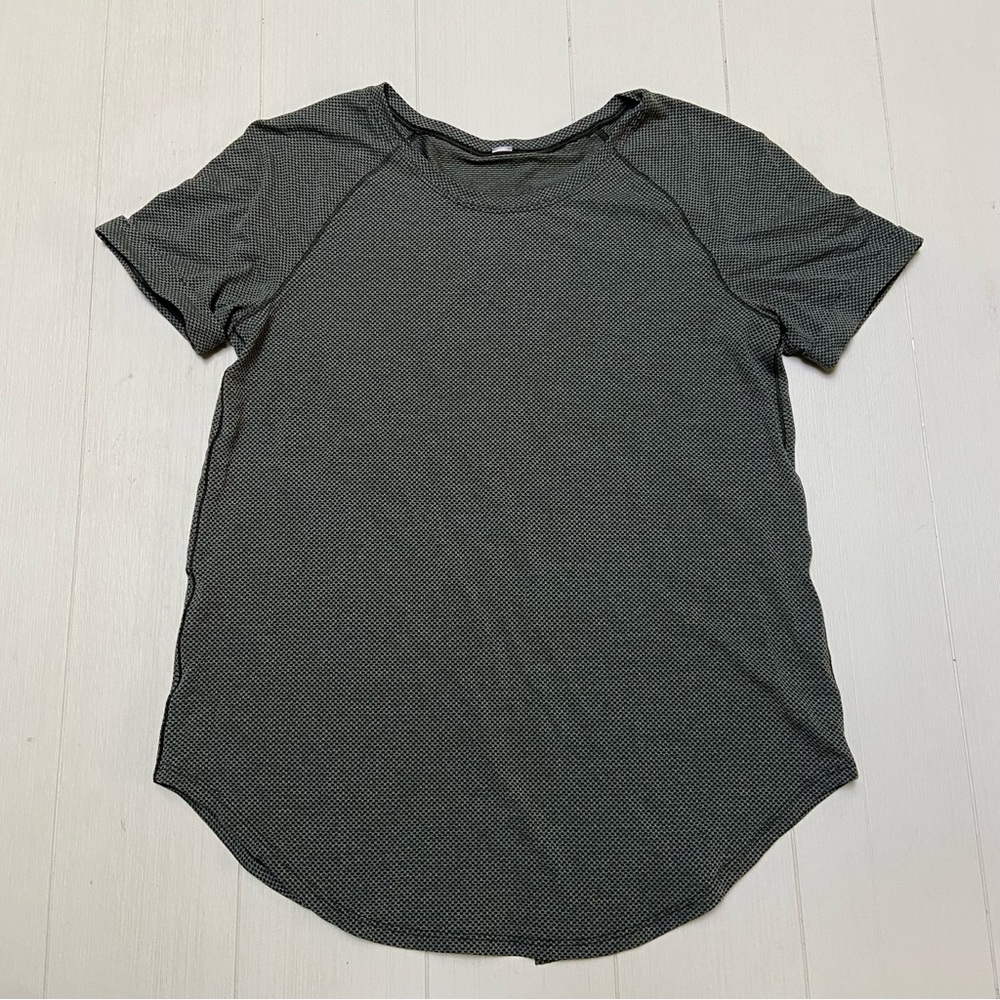 lululemon open back tee